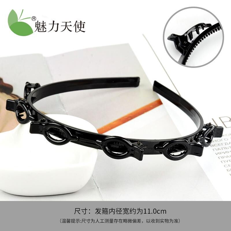 网红编发发夹成人发箍双层刘海碎发E整理神器发卡女头箍夹子头饰