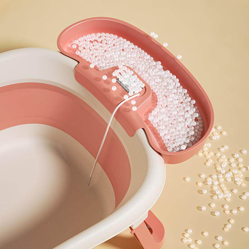 折叠洗澡盆带新款托盘折叠洗澡盆婴儿洗澡盆大号浴桶浴盆坐躺小孩