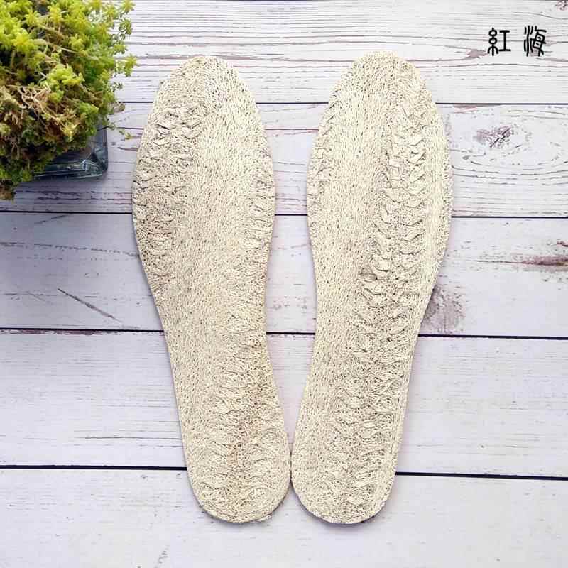 加厚防臭吸汗丝瓜络老丝瓜瓤鞋垫脚底按摩透N气草鞋垫男女运动鞋