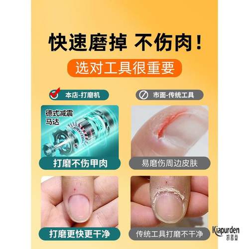 2024新款电动去死皮手指甲工具套装手部修去角质剪老茧打磨脚神器