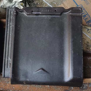 平板新琉璃瓦厚牌紫砂陶瓦加平屋顶别墅彩嘉泰瓦片土瓦亮中式