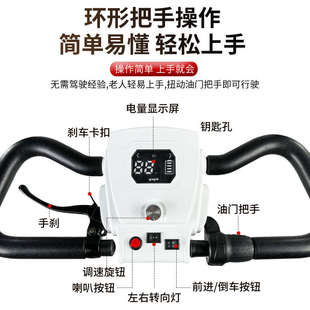 小巴士新款M3老年人代步车四轮电动车女士小型接送孩子带棚电动车