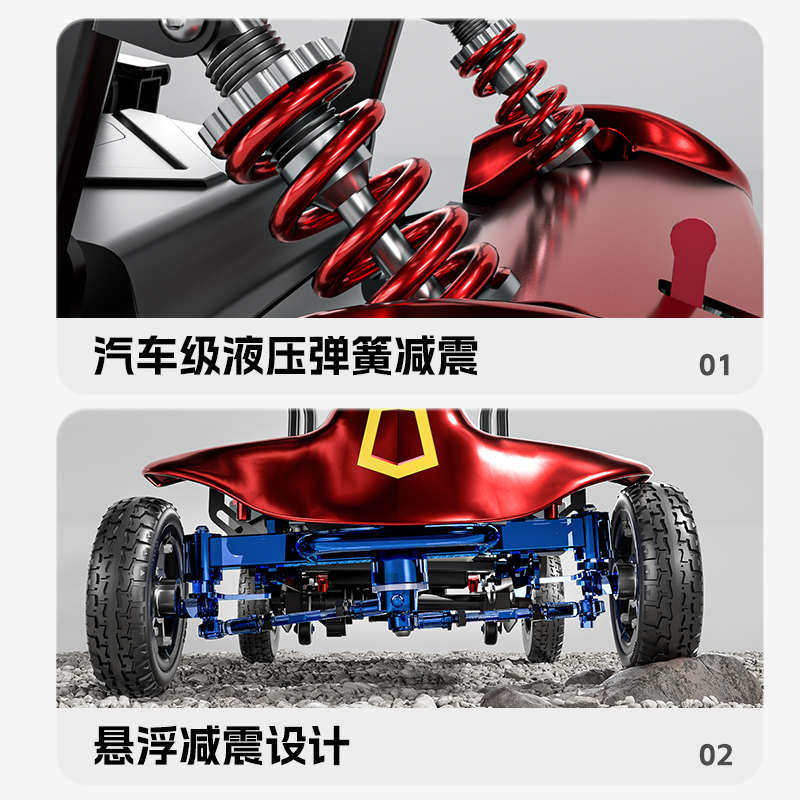 掌中鸟老人代步车电动四轮轻便折叠新款小型老年旅游便携式助力车