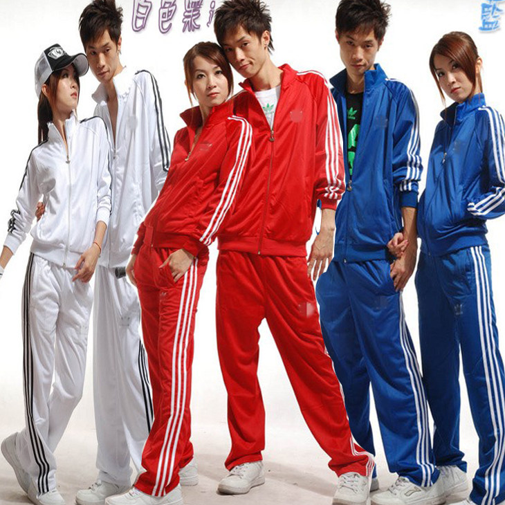 男女秋冬套装韩版运动健身服青少年情侣装学生校服初高中蓝球训练