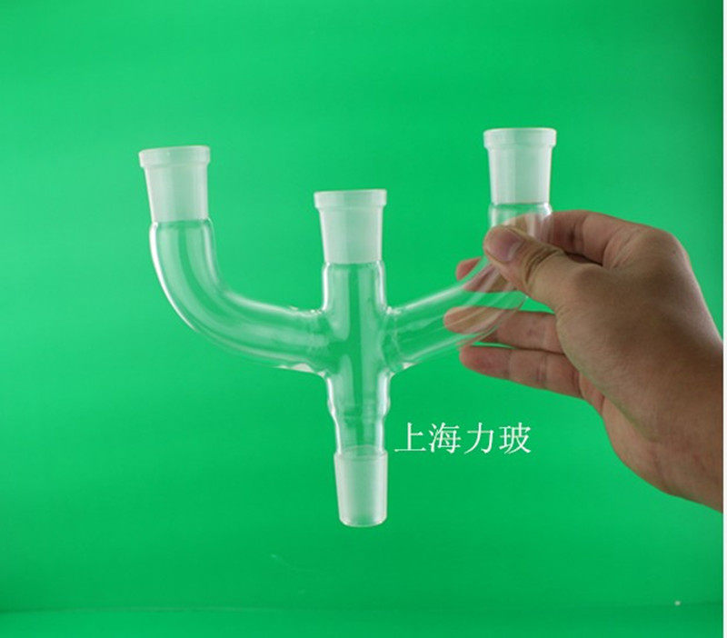玻璃/三口连接管 24*24*24*24 可定制各种玻璃仪器 三叉连接管