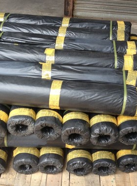 超厚PE黑色塑料薄膜马路纸塑料布建筑薄膜防潮膜2米1宽70米长6丝