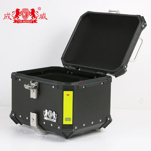 机车网成威摩托车后备箱铝合金尾箱防水快拆箱子通用大号储物箱