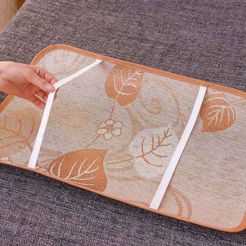 夏季枕巾冰凉枕席竹枕套一对藤枕片冰丝成人O枕头席子夏凉席枕头