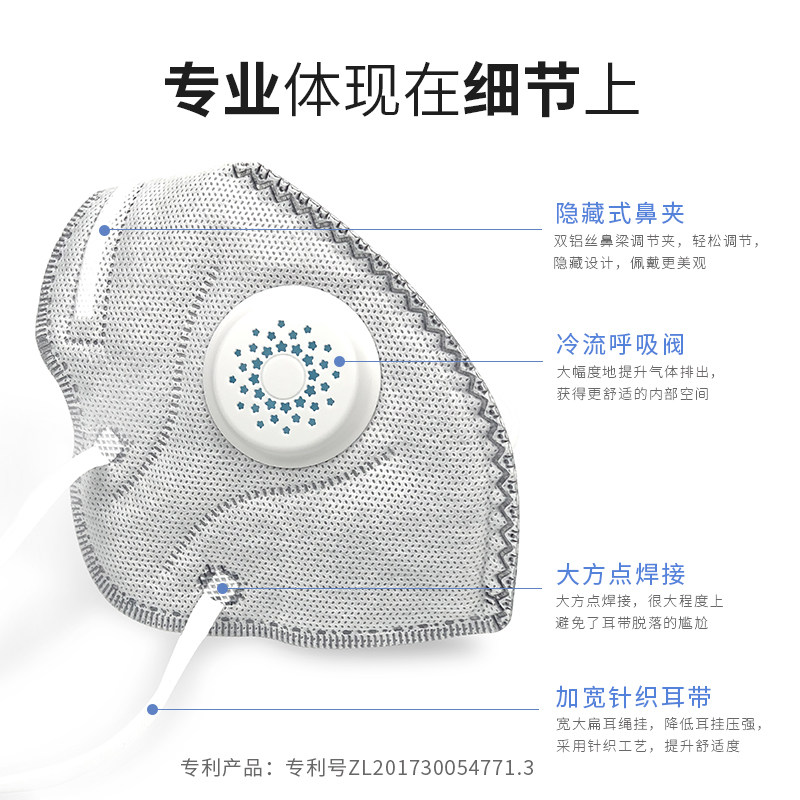 防油烟口罩厨房酒店餐饮防尘甲醛透气活性炭过滤异.味孕妇防
