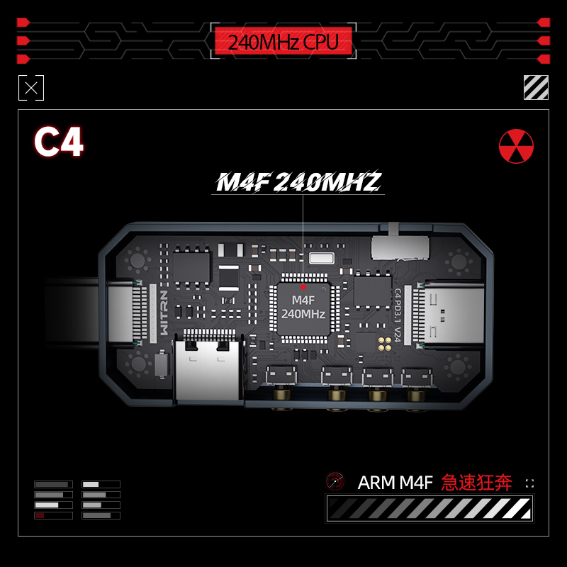 C4USB电压电流表测试仪PD3.1快充检测仪EPR诱骗器功率计