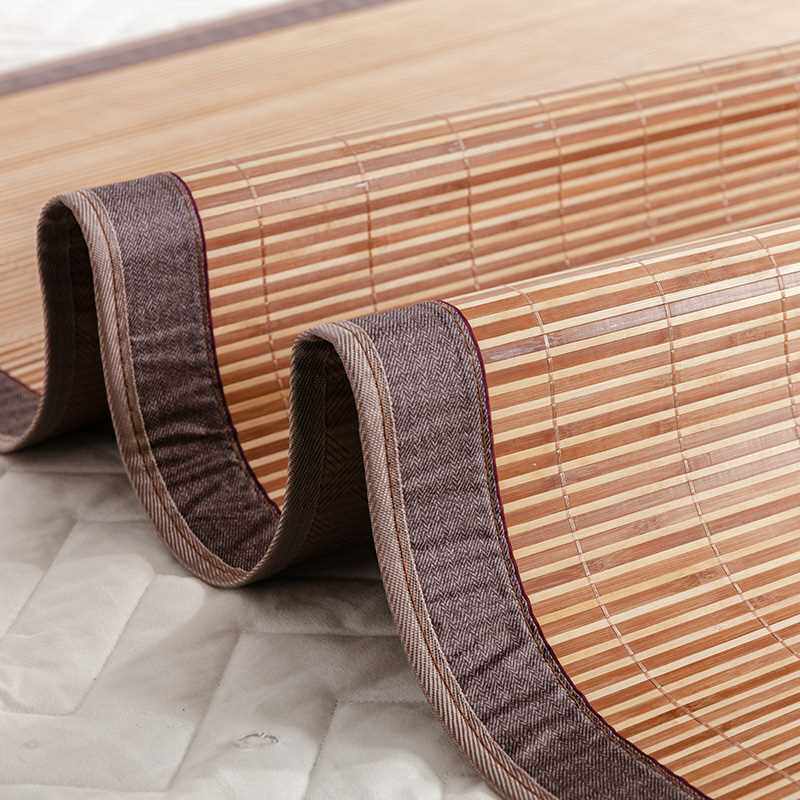 新款竹席凉席1.5m床直筒草席子家用定做折叠双面正反两用夏季裸睡