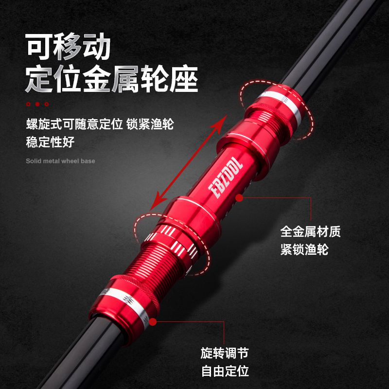 锚杆超硬超轻碳素海杆p抛竿套装可视锚R鱼竿巨物长节远投