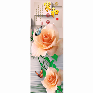 门贴自粘木门翻新门贴纸玻t璃客厅卧室厨房贴电梯墙贴画整张q135