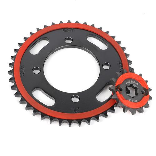 厂家适配悦酷太子GZ150-A/E链轮链条改装静音套链W前后牙盘大小齿