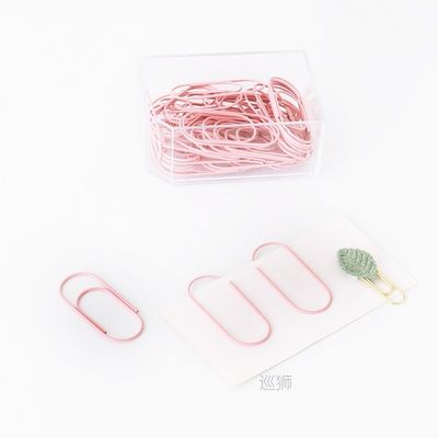 PU 50pcs/box 50mm Rose GoldA Taplrclips Eeectroplating Me