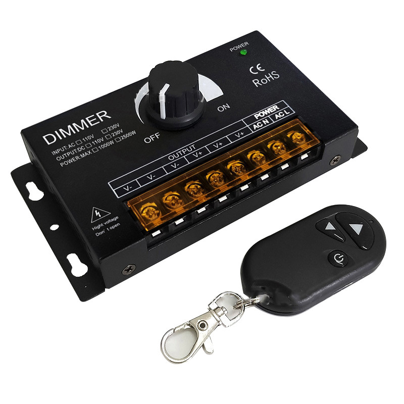 LED高压灯条调光开关大功率漫反射软膜灯箱模组灯调光器110/220V