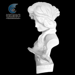 美术大琴女石膏头像人物头像素描教具雕塑摆件模U型大号雕像摆件