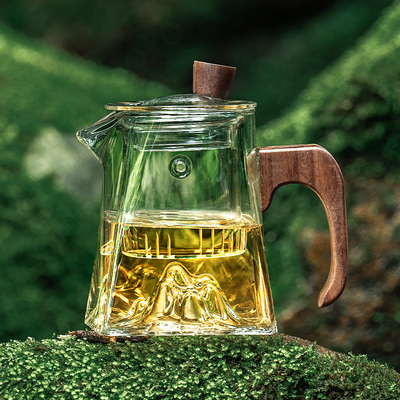 推荐泡茶壶茶水分离单壶家用耐高温功夫小茶具玻璃红茶V沏茶煮茶