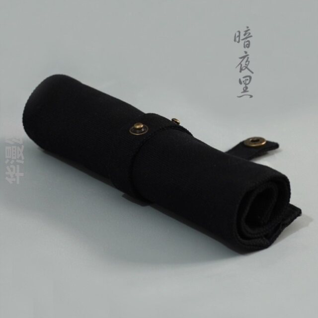 卷起来的笔袋少女心o大学生简单大方洋气笔卷休闲便携个性卷帘女