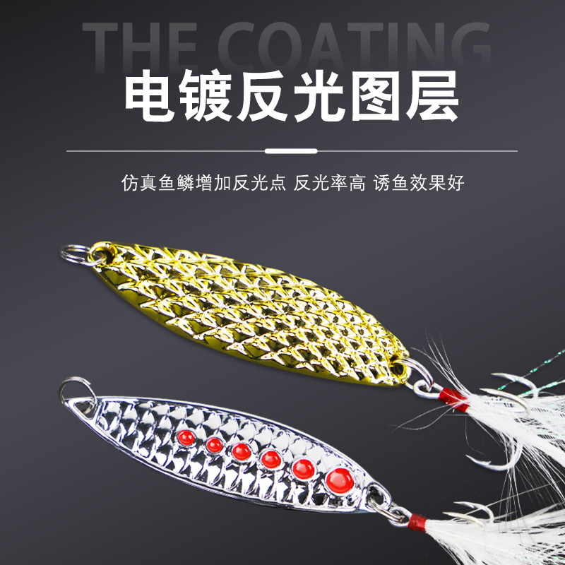 远投水蛭亮片路亚饵套装岸投沉水铁板饵淡水O翘嘴鲈鱼鳜鱼假饵神,户外/登山/野营/旅行用品,路亚饵,淘宝优惠券,粉丝福利购,淘宝优惠卷