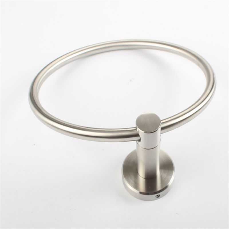 新品c五金毛巾环挂件浴巾v环圆形毛巾挂304不锈钢拉丝洗手间,家装主材,毛巾环,淘宝优惠券,粉丝福利购,淘宝优惠卷