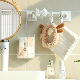 发箍收纳神器壁挂儿童发饰头绳置物F架免打孔宿舍发卡头箍挂架挂