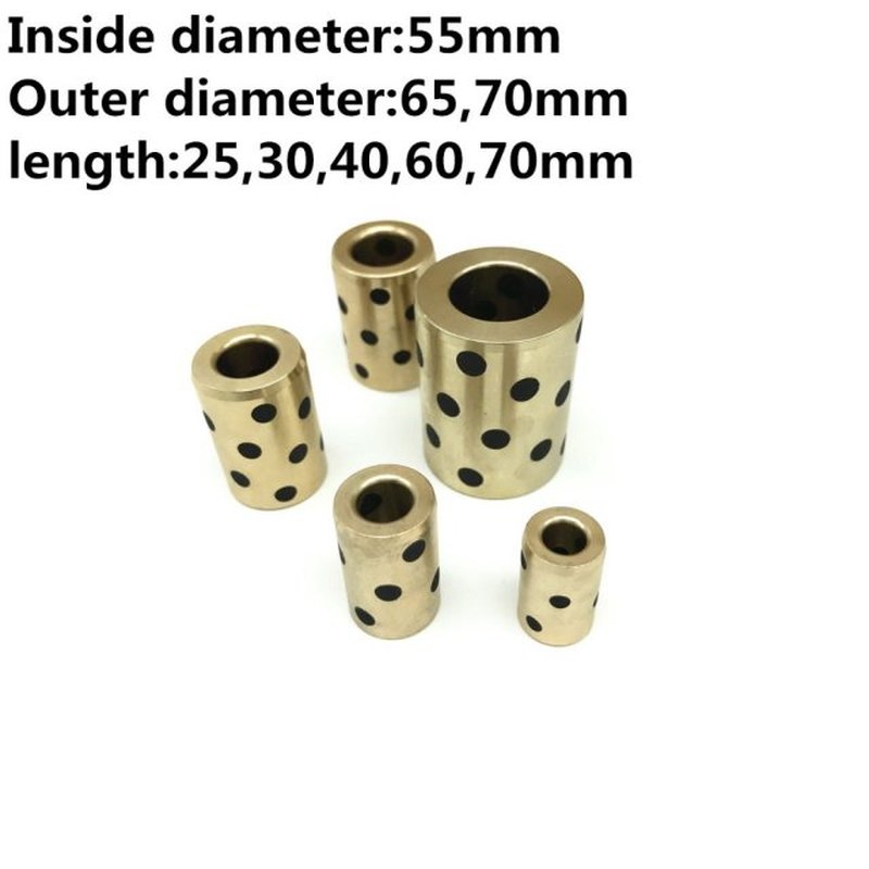 Inner diameter 55mm linear graphite copper set bearing coppe