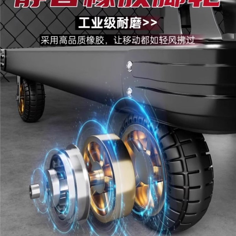 小推车拉货手推车手拉车折叠便携搬D运H家用拖车平板车取快递小拉