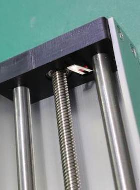 现货Y70型 直流i减速电机 直线 线导轨滑台 U型槽静音铜套光轴带