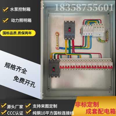 速发新品爆品厂促级i箱二箱家用控制柜定做照明三相四线电表配电