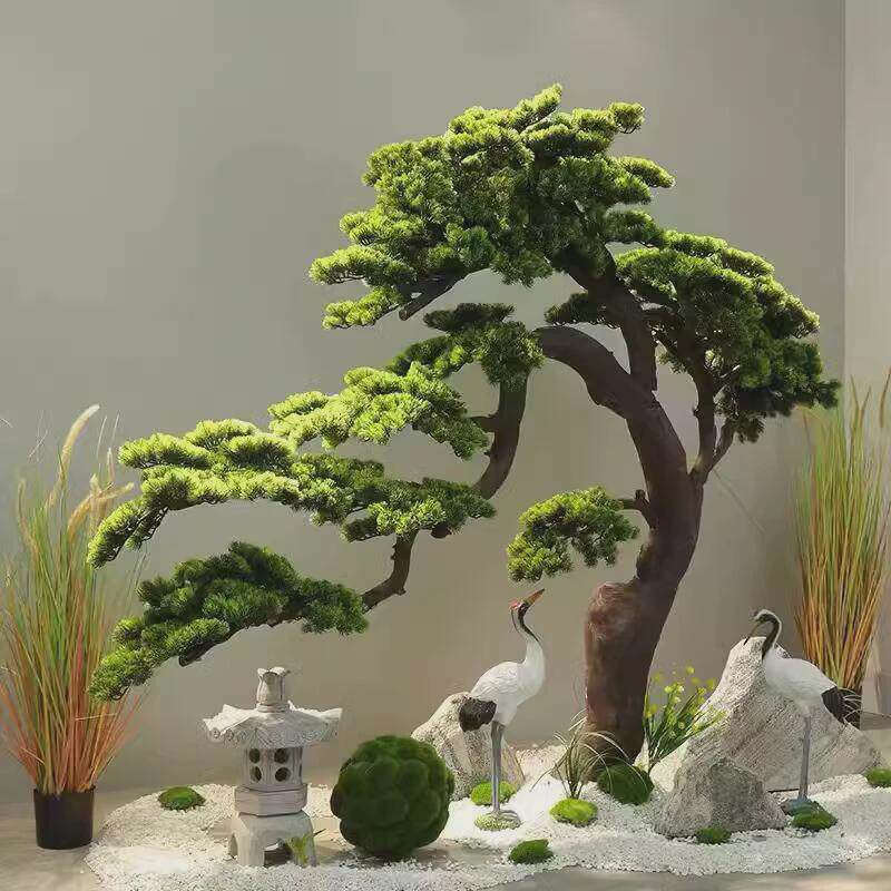 松树仿真道具树装饰植物仿真松树摆放装饰品仿真树松树装饰假树