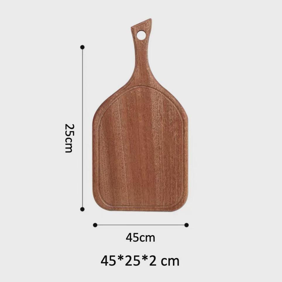 精致菜板厨房实木案板家用案板乌檀木砧板水果切菜板创意儿童餐盘