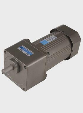 220v小型调速电机90W120W400w三相交流马达单相异步齿轮减速电机
