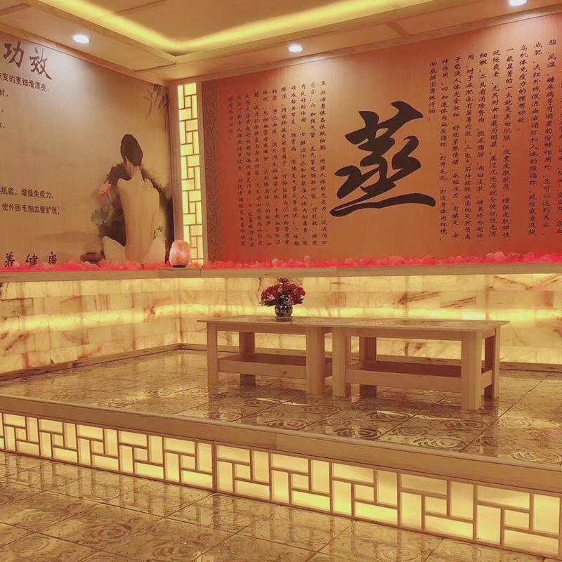 安装承建的美容院汗蒸房汗蒸房装修商用半盐桑拿房盐疗盐蒸房装修