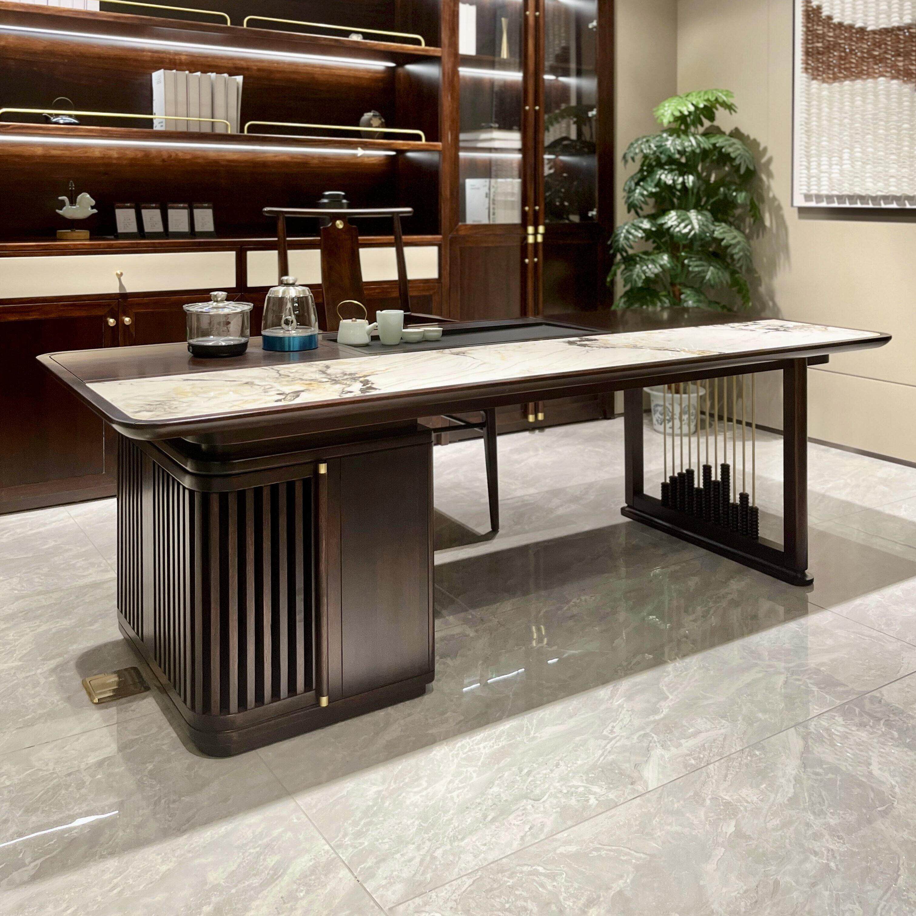 新中式实木茶桌椅组客厅家用黑胡桃木泡茶桌办公室茶台茶几家具,住宅家具,家用茶台/茶桌,淘宝优惠券,粉丝福利购,淘宝优惠卷