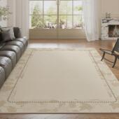 2024新款 沙发轻奢高级感防水耐脏简约茶几毯家用地垫 客厅地毯法式