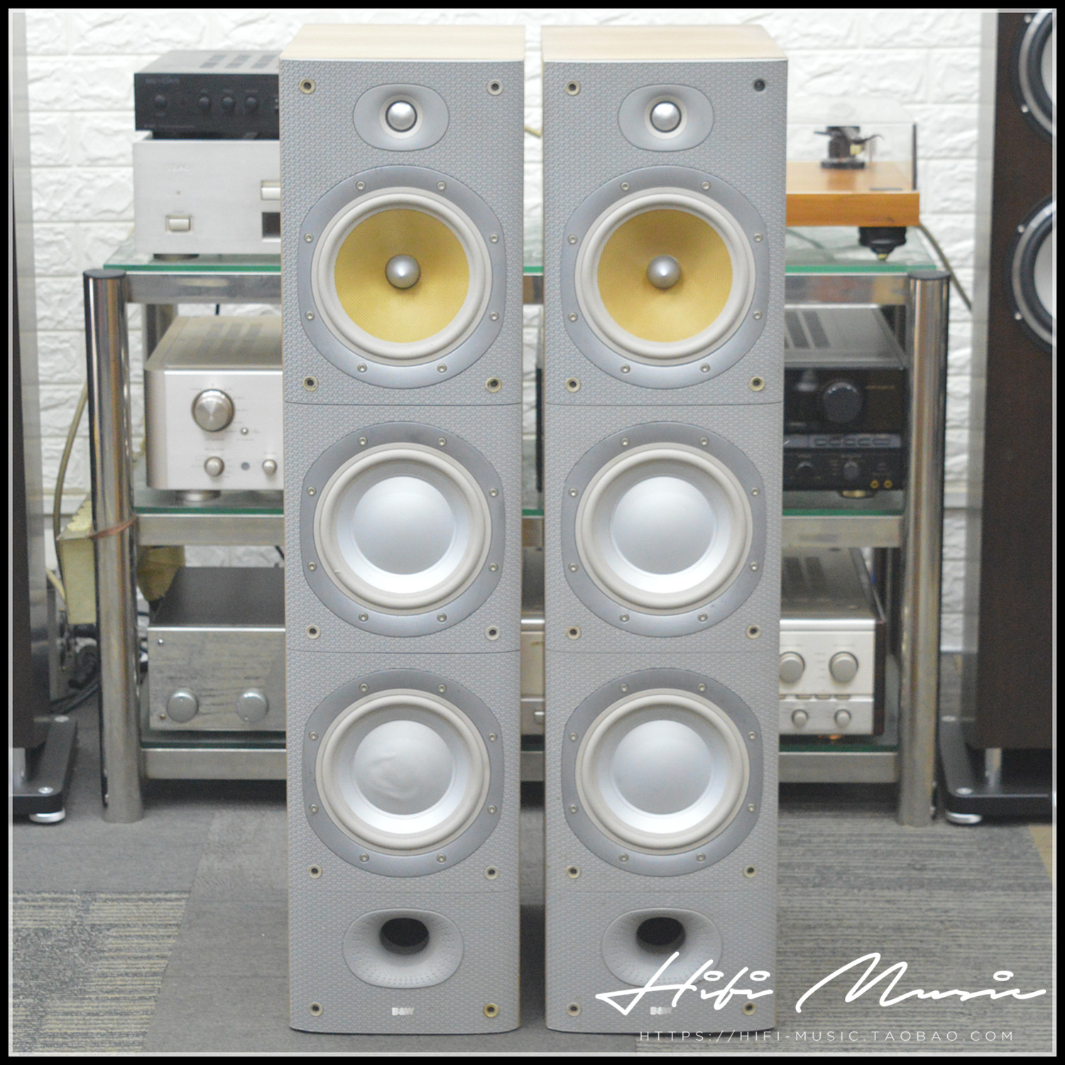 二手原装英国进口B&W宝华DM604S3发烧HIFI家用落地音箱正品原