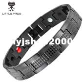 for Bracelet Men Hand Healt .Black Chain Magnetic