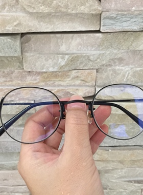 清库存特价黑色圆形质量好男女近视眼镜框架实拍140MM文艺纯原单