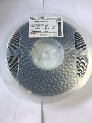 D型477M TEPSGV0E477M9-12R贴片钽电容低阻抗 470UF2.5V 7343-20