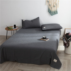 定做床单纯棉水洗单件榻榻米被单3.5米大炕单4米拼床盖单任意尺寸