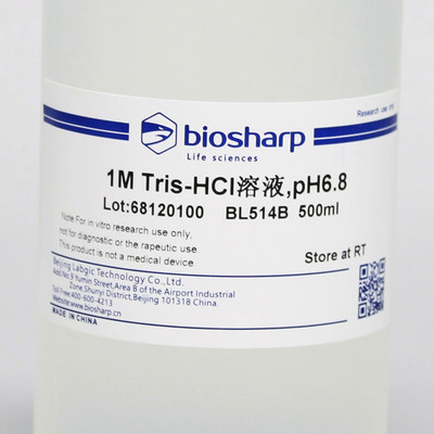 biosharp BL514B 1M Tris-HCl溶液,pH6.8 500ml