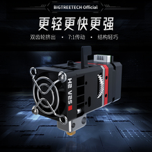 BIQU H2 V2S双齿轮近程挤出机打印头3D打印机配件喷头24v柔性耗材