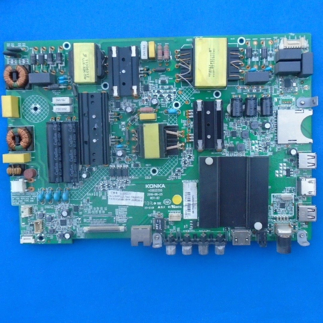 测好原装康佳LED55K52 S55U U55W主板35022355配屏LC546PU2L01