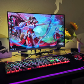 曲面i7高配一体机电脑台式 主机全套整机酷睿i5家用办公游戏型电竞