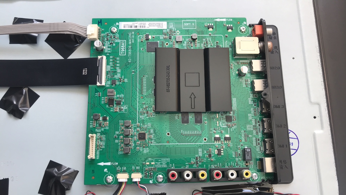 543原装65A730U主板40-T96804-MAC2HG配屏LVU650ND1L  ST6451D01