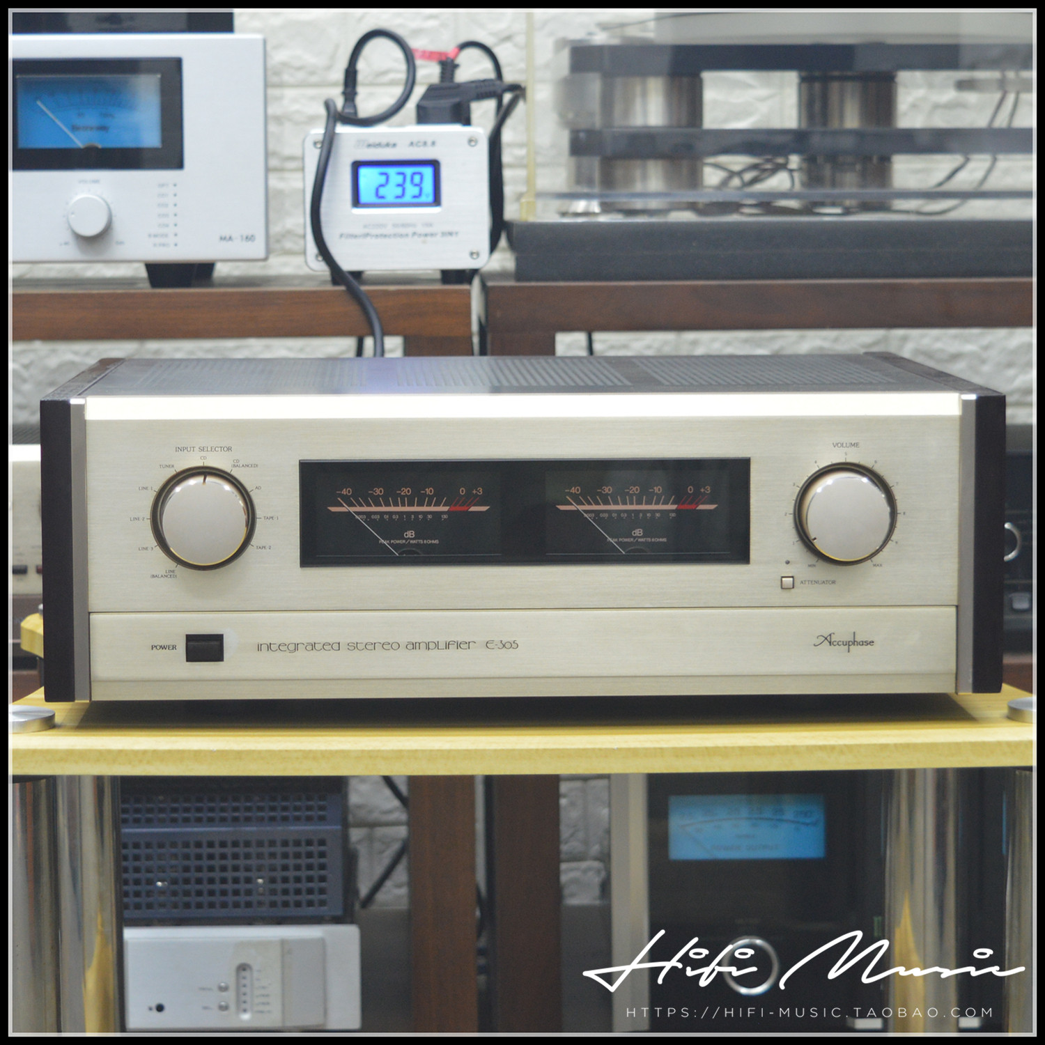 二手原装日本进口 Accuphase金嗓子 E-305 发烧合并式功放机 220V