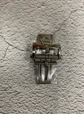 适用江诗丹顿双按蝴蝶扣VC传承枫叶真皮表带扣高品质904钢18mm