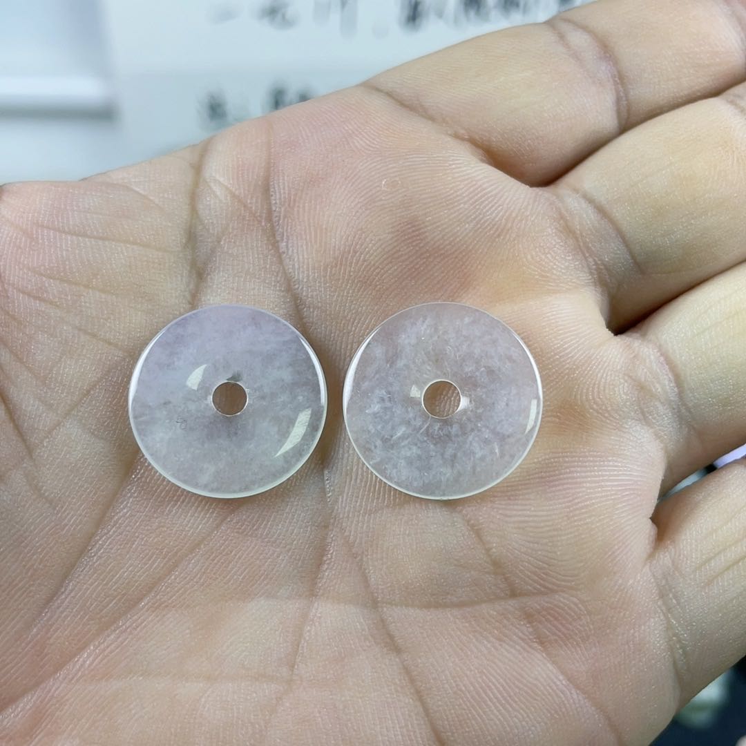 冰种翡翠平安扣