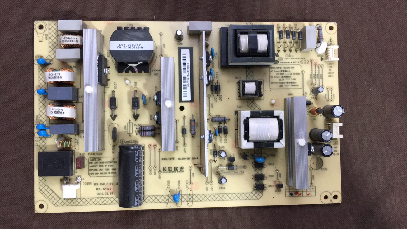 原装长虹58U1电源板XR7.820.611V1.2 HSL50D-2MC现货 测好
